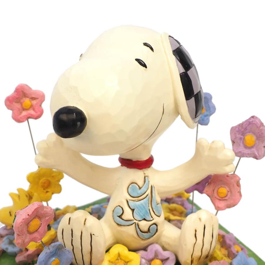 SNOOPY（スヌーピー） ウッドストック 花畑 12cm | ジムショア