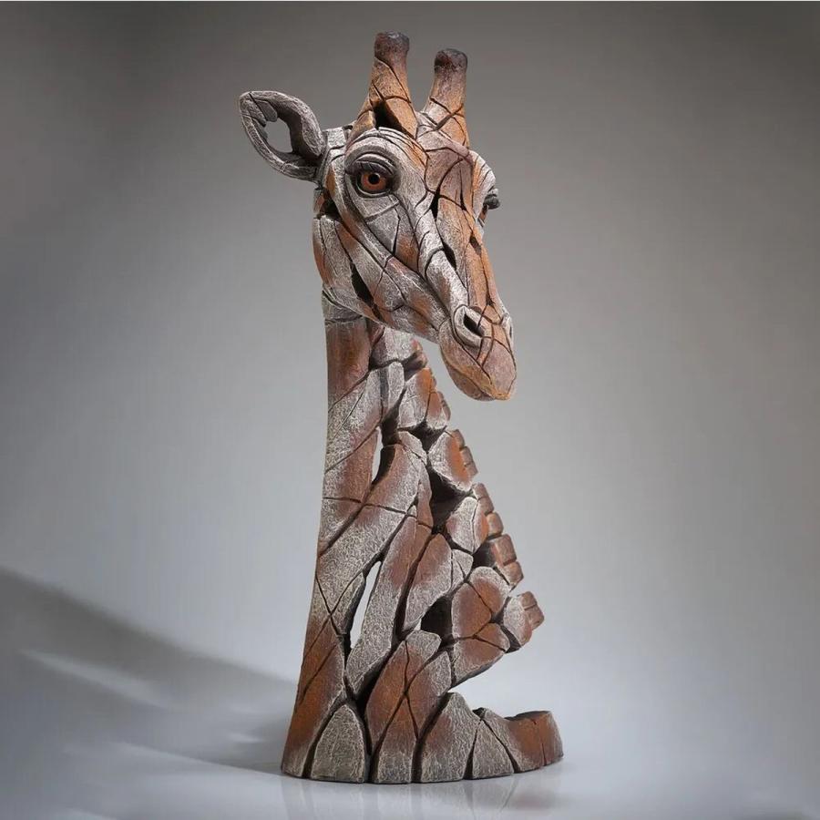Edge Giraffe 幅27x奥行30.5x54.7(cm) キリン 胸像キリン | 彫刻 置物