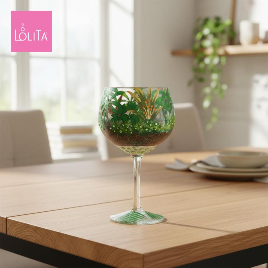Lolita ワイングラス JUNGLE TERRARIUM 19.4cm ジャングルのテラリウム