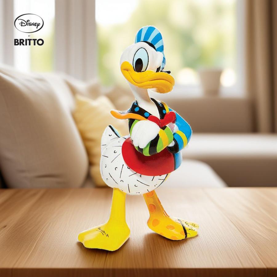 ドナルドダック スタンディング 18cm | ロメロ・ブリット Romero Britto デザイン アート 正規輸入品 | 