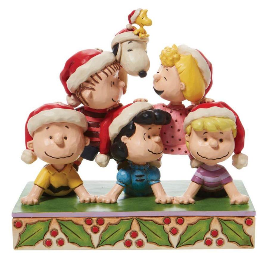 ピーナッツ クリスマス ピラミッド 16.5cm クリスマス | ジムショア グッズ フィギュア 人形 置物 彫刻 Jim Shore 正規輸入品 | SNOOPY