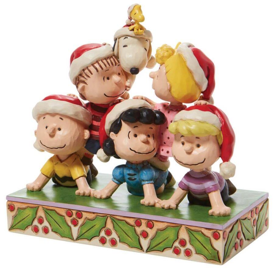 ピーナッツ クリスマス ピラミッド 16.5cm クリスマス | ジムショア グッズ フィギュア 人形 置物 彫刻 Jim Shore 正規輸入品 | SNOOPY | 02