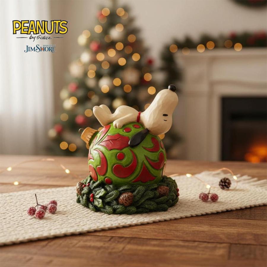 新品未使用　ジムショア　ジムショアクリスマス　オブジェ　ジムショアスヌーピー PEANUTS JIM SHORE フィギュア Christmas Creation