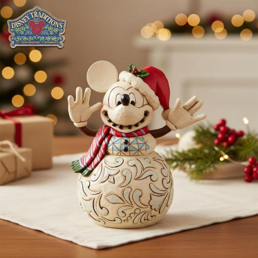 Disney（ディズニー） ミッキーマウス スノーマン 17.1cm クリスマス
