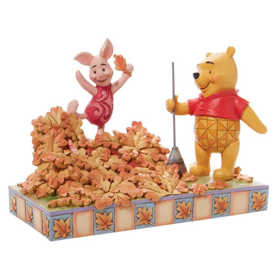 Disney（ディズニー） プーさんとピグレット 落ち葉 13.7cm くまのプー