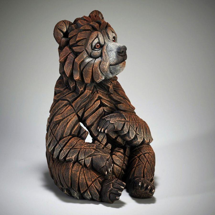 Edge Bear Cub 幅15x奥行18.5x24.5(cm) 小熊クマ | エッジ 彫刻 置物 オブジェ フィギュア 動物 大きい リアル アー |  | 03