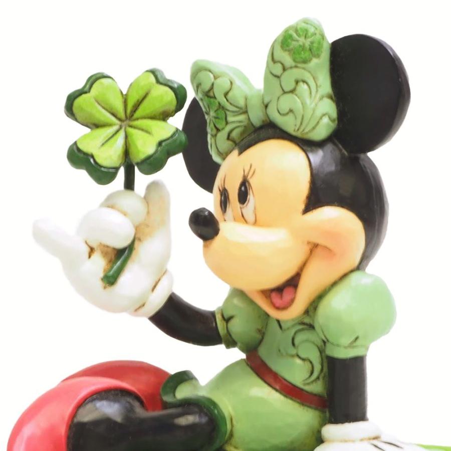 ミニー クローバー 8.2cm | ディズニー トラディションズ ジムショア グッズ フィギュア 人形 置物 彫刻 Jim Shore 正規輸入品 | Disney | 05