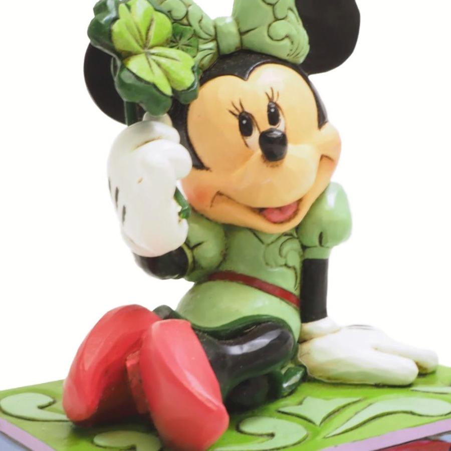 ミニー クローバー 8.2cm | ディズニー トラディションズ ジムショア グッズ フィギュア 人形 置物 彫刻 Jim Shore 正規輸入品 | Disney | 06