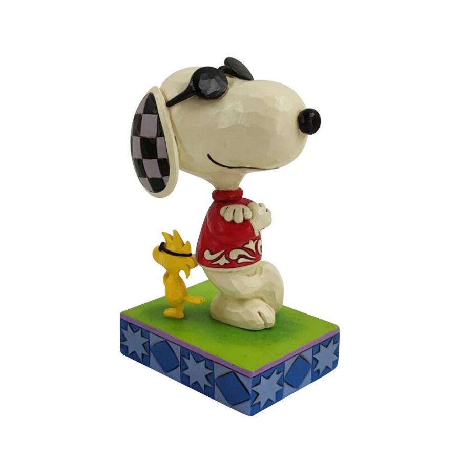 ジョー・クール ウッドストック イケてる友人 12.7cm | ジムショア ピーナッツ グッズ フィギュア 人形 置物 彫刻 Jim Shore 正規 | SNOOPY | 03