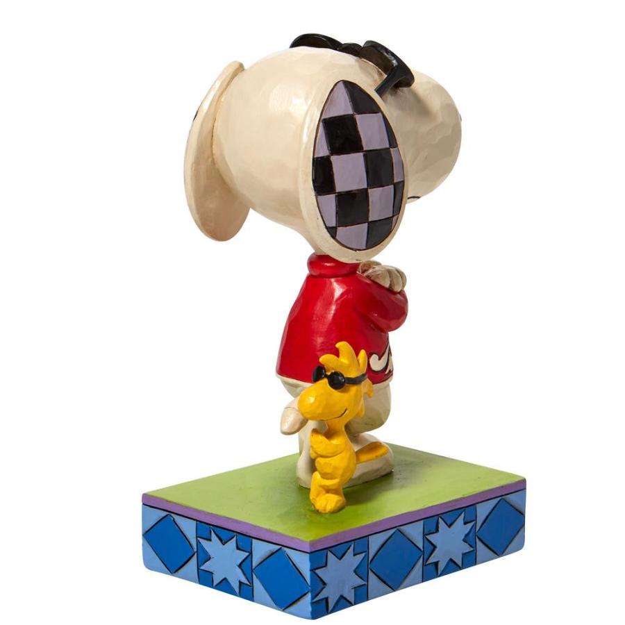 ジョー・クール ウッドストック イケてる友人 12.7cm | ジムショア ピーナッツ グッズ フィギュア 人形 置物 彫刻 Jim Shore 正規 | SNOOPY | 04