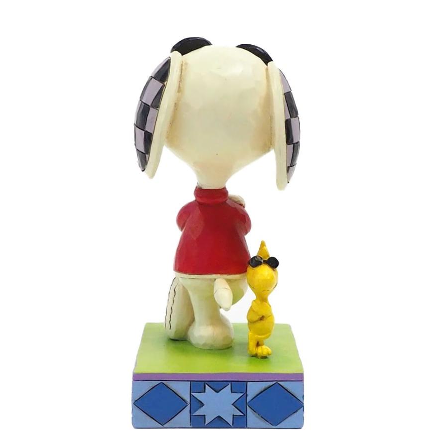 ジョー・クール ウッドストック イケてる友人 12.7cm | ジムショア ピーナッツ グッズ フィギュア 人形 置物 彫刻 Jim Shore 正規 | SNOOPY | 05