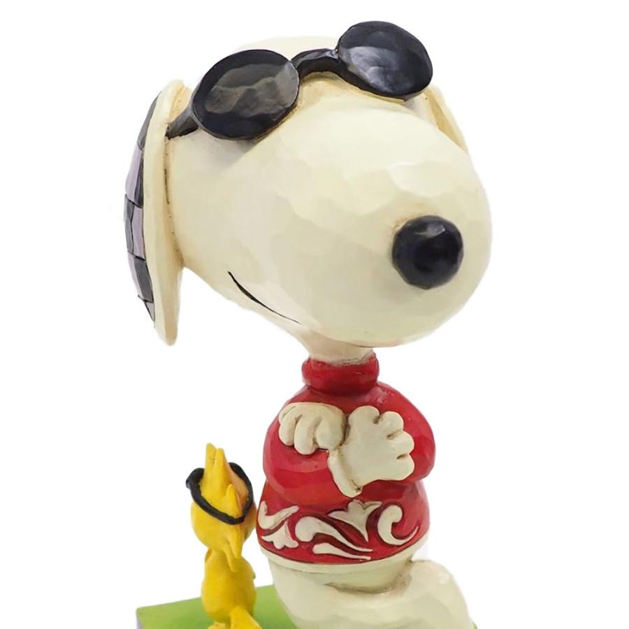 ジョー・クール ウッドストック イケてる友人 12.7cm | ジムショア ピーナッツ グッズ フィギュア 人形 置物 彫刻 Jim Shore 正規 | SNOOPY | 06