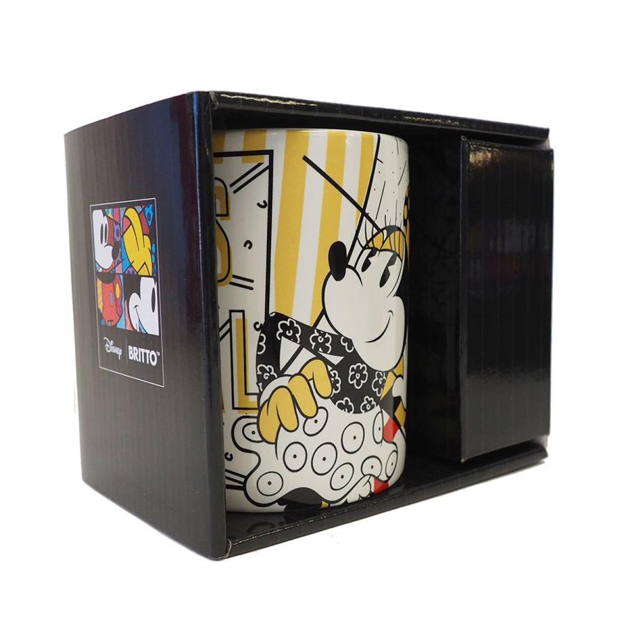 ミッキー ミニー マグカップ Romero Britto 10cm | ロメロ・ブリット