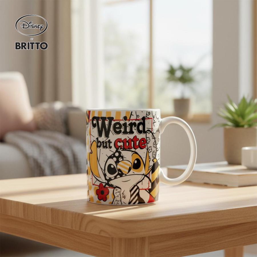 スティッチ マグカップ Romero Britto 12cm | ロメロ・ブリット