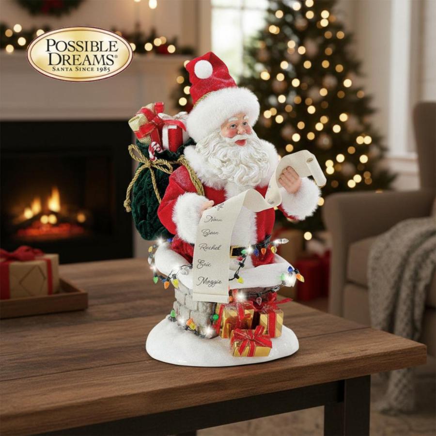 Must Be Santa 30cm | サンタ サンタクロース 人形 置物 フィギュア クリスマス ホリデー Possible Dreams 正規輸 | 