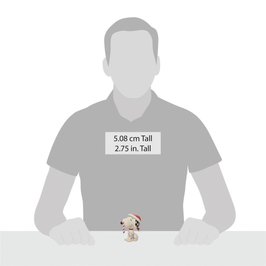 スヌーピー キラキラのキャンディケイン ミニ 8.4cm クリスマス | ジムショア ピーナッツ グッズ フィギュア 人形 置物 彫刻 Jim Sho | SNOOPY | 05