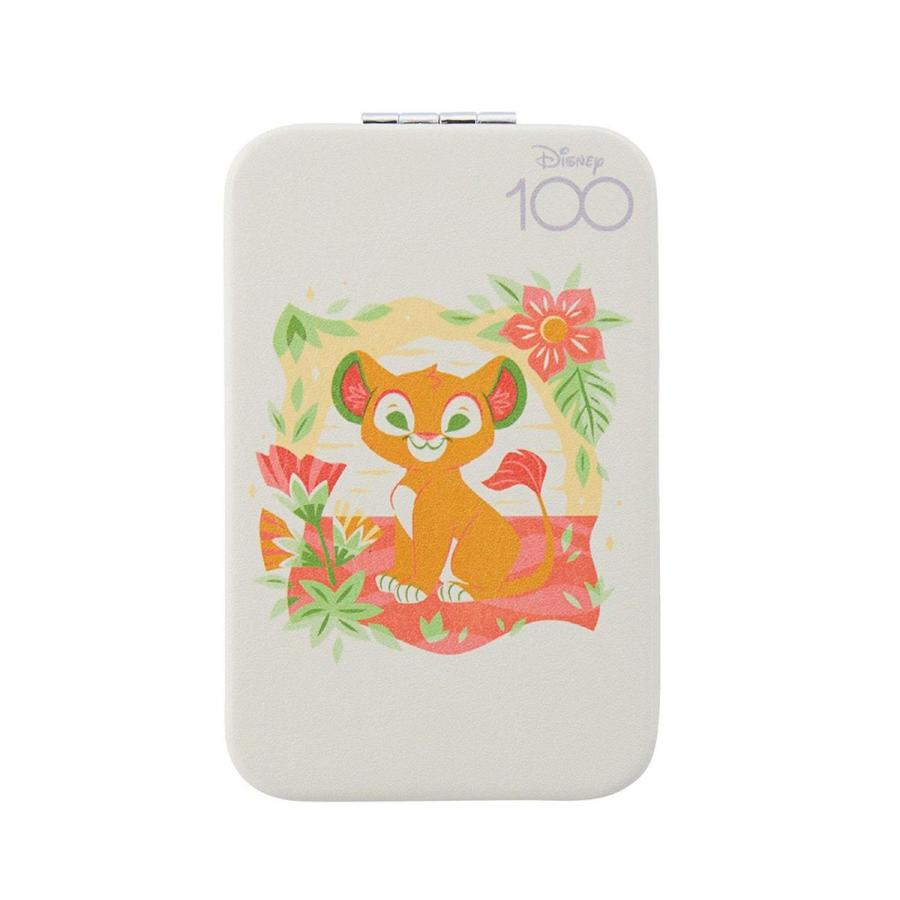 コンパクトミラー シンバ ディズニー100周年 9.5cm | キャラクター 雑貨 グッズ アート デザイン 正規輸入品 |  | 02