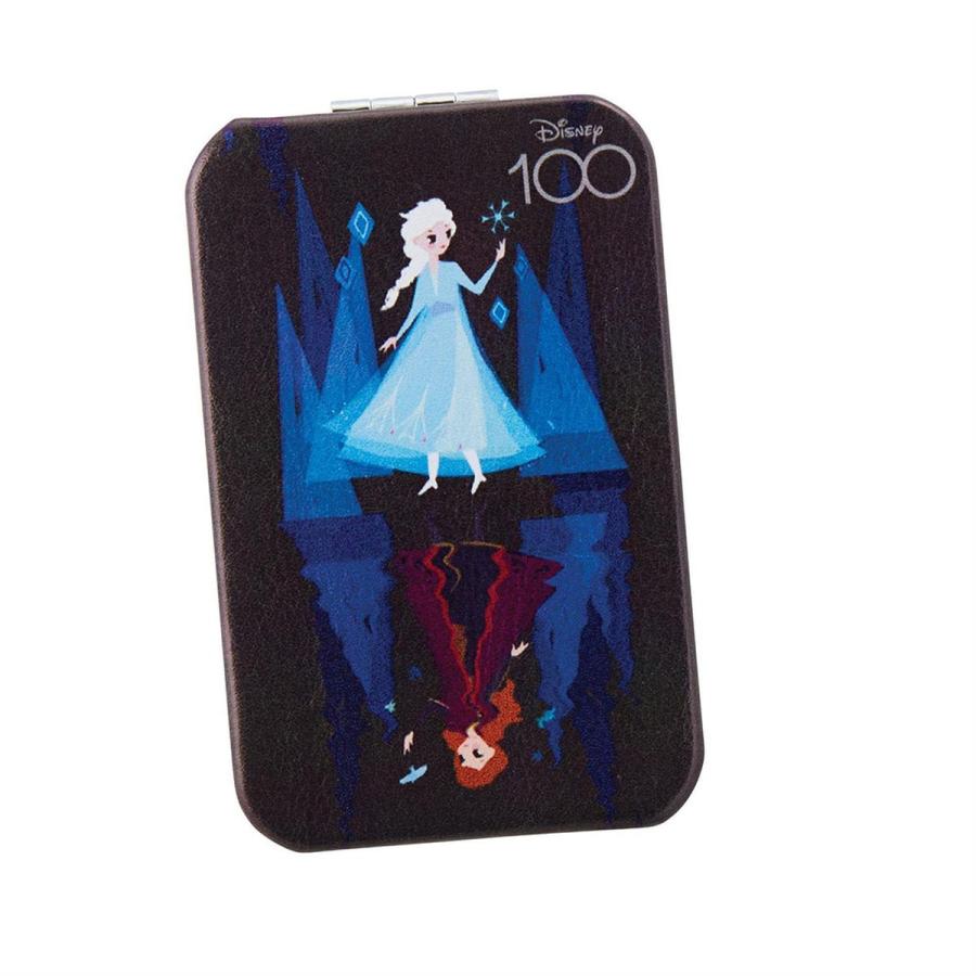 コンパクトミラー アナと雪の女王 エルサ 100周年 9.5cm | キャラクター 雑貨 グッズ アート デザイン 正規輸入品 |  | 02