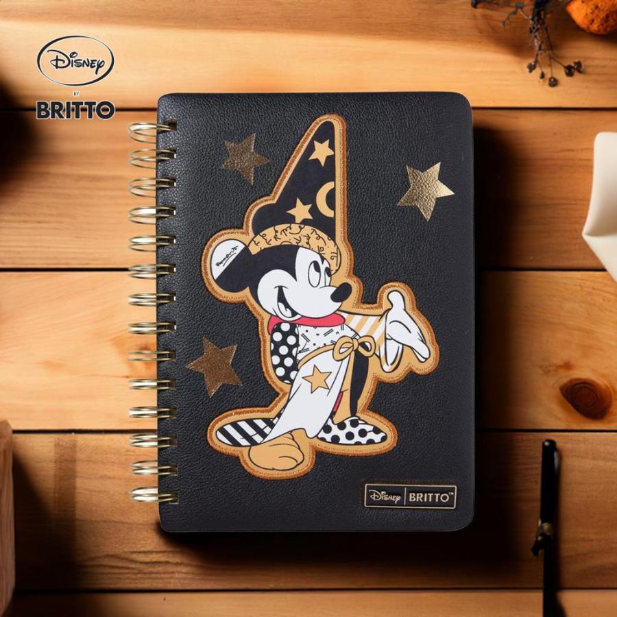 ソーサラーミッキー リングノート Romero Britto 20cm | ロメロ・ブリット デザイン アート 正規輸入品 | 