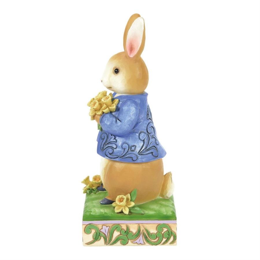 ピーターラビット ラッパスイセン 15.3cm | ジムショア グッズ フィギュア 人形 置物 彫刻 ビアトリクス・ポター Jim Shore 正規輸 | ピーターラビット | 04
