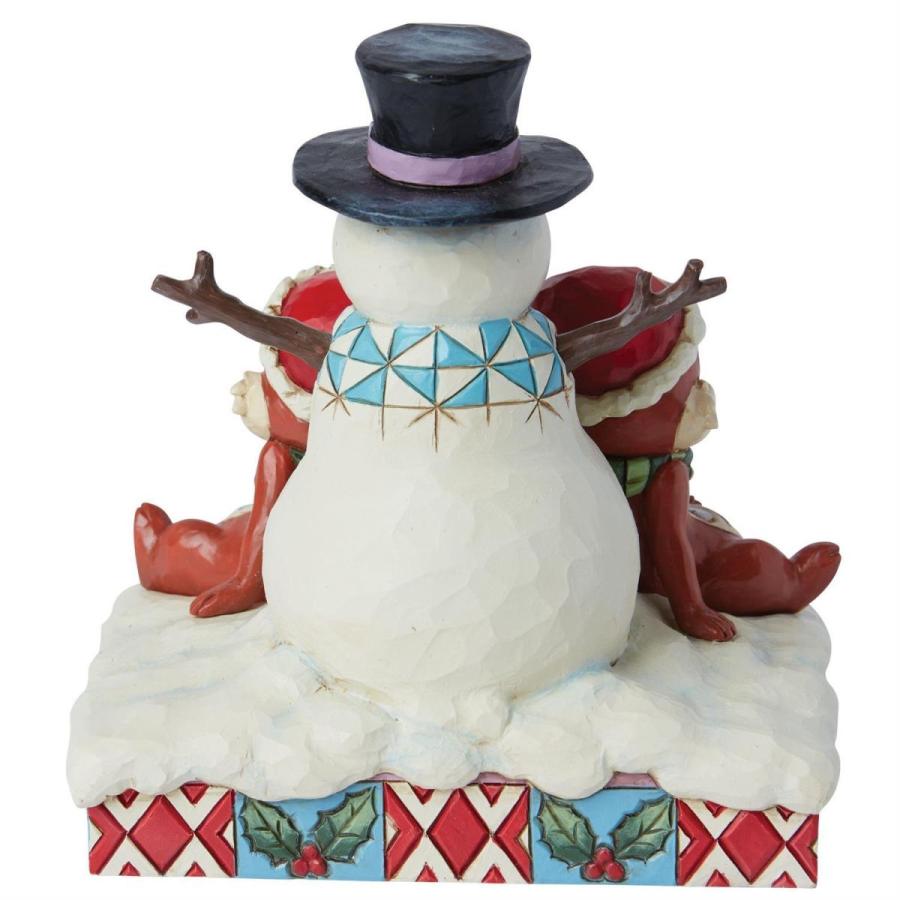 ジムショア　雪だるま 置物 Disney（ディズニー） チップとデール スノーマン 13.5cm クリスマス
