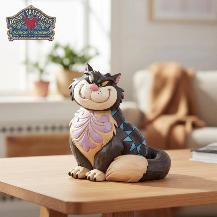 ルシファー ミニ 9.5cm シンデレラ | ディズニー トラディションズ ジムショア グッズ フィギュア 人形 置物 彫刻 Jim Shore 正規 | Disney