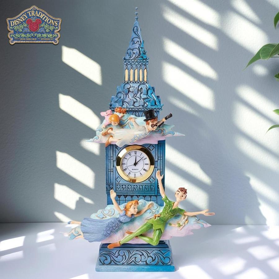 ピーター・パン クロック 26cm | ディズニー トラディションズ ジムショア グッズ フィギュア 人形 置物 彫刻 Jim Shore 正規輸入品 | Disney