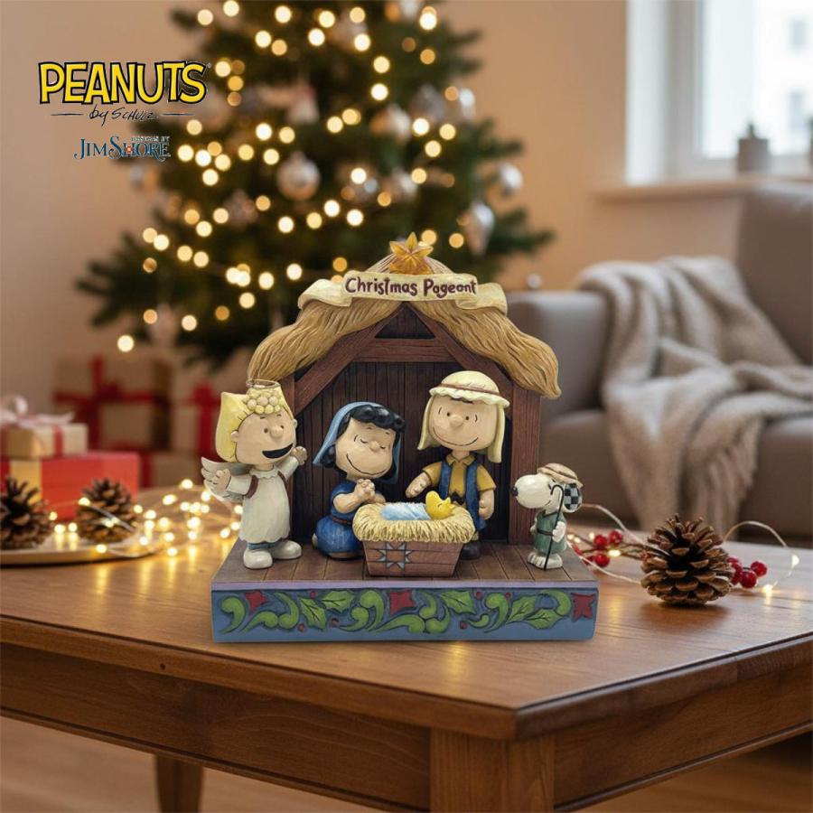 SNOOPY（スヌーピー） ピーナッツ クリスマスページェント 17.5cm 