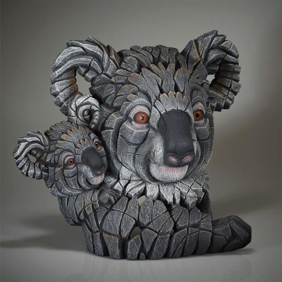 コアラ　ヴィンテージ　べっ甲　小物入れ Edge Coala & Joey Bust 幅40x奥行18.5x33(cm) コアラ 親子 胸像コアラ