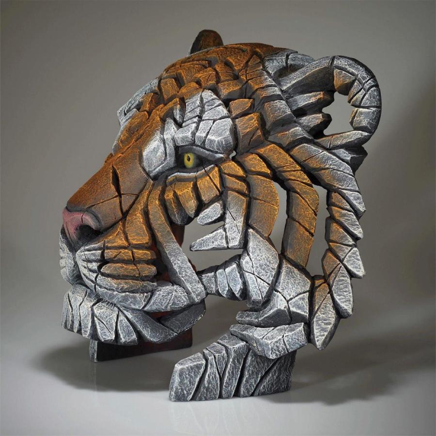 Edge Tiger Bust 幅43.4x奥行28.7x39.9(cm) 虎 胸像トラ | 彫刻 置物 オブジェ フィギュア 動物 大きい リアル |  | 05