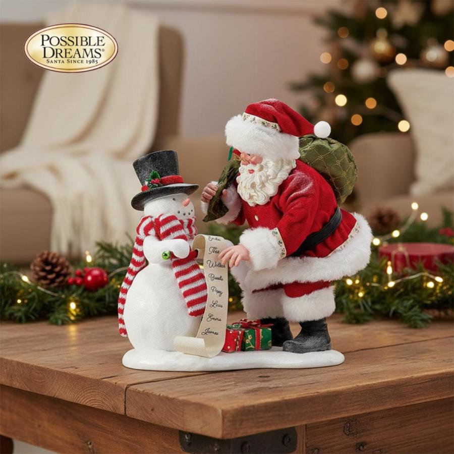 Nice List 26.7cm | サンタ サンタクロース 人形 置物 フィギュア