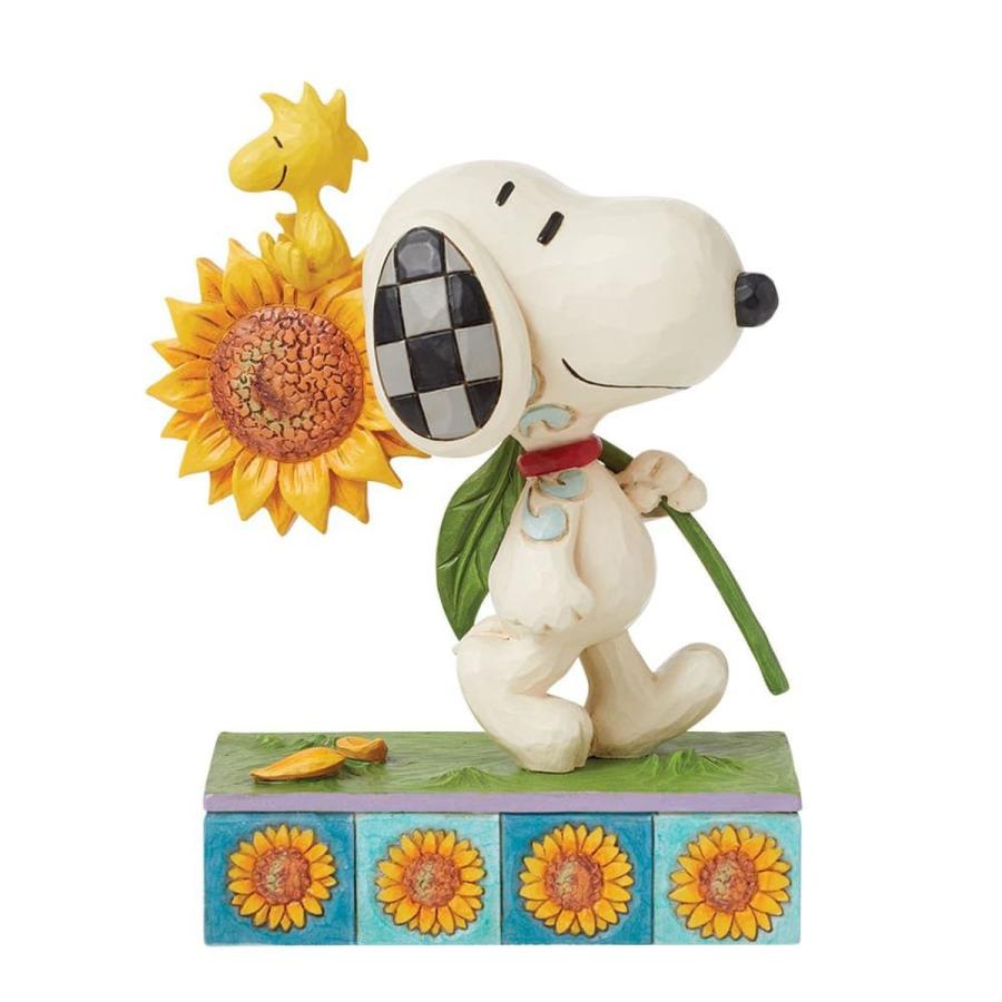 SNOOPY（スヌーピー） スヌーピー&ウッドストック サンフラワー 14.4cm