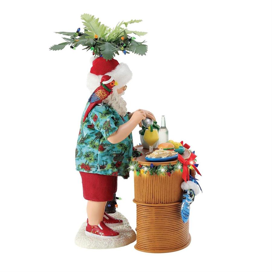 Santa's Tiki Bar 33cm | サンタ サンタクロース 人形 置物 フィギュア クリスマス ホリデー Possible Dreams |  | 02