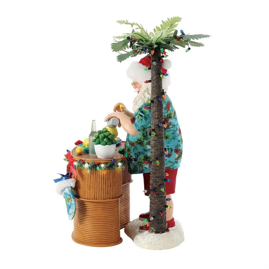 Santa's Tiki Bar 33cm | サンタ サンタクロース 人形 置物 フィギュア クリスマス ホリデー Possible Dreams |  | 04