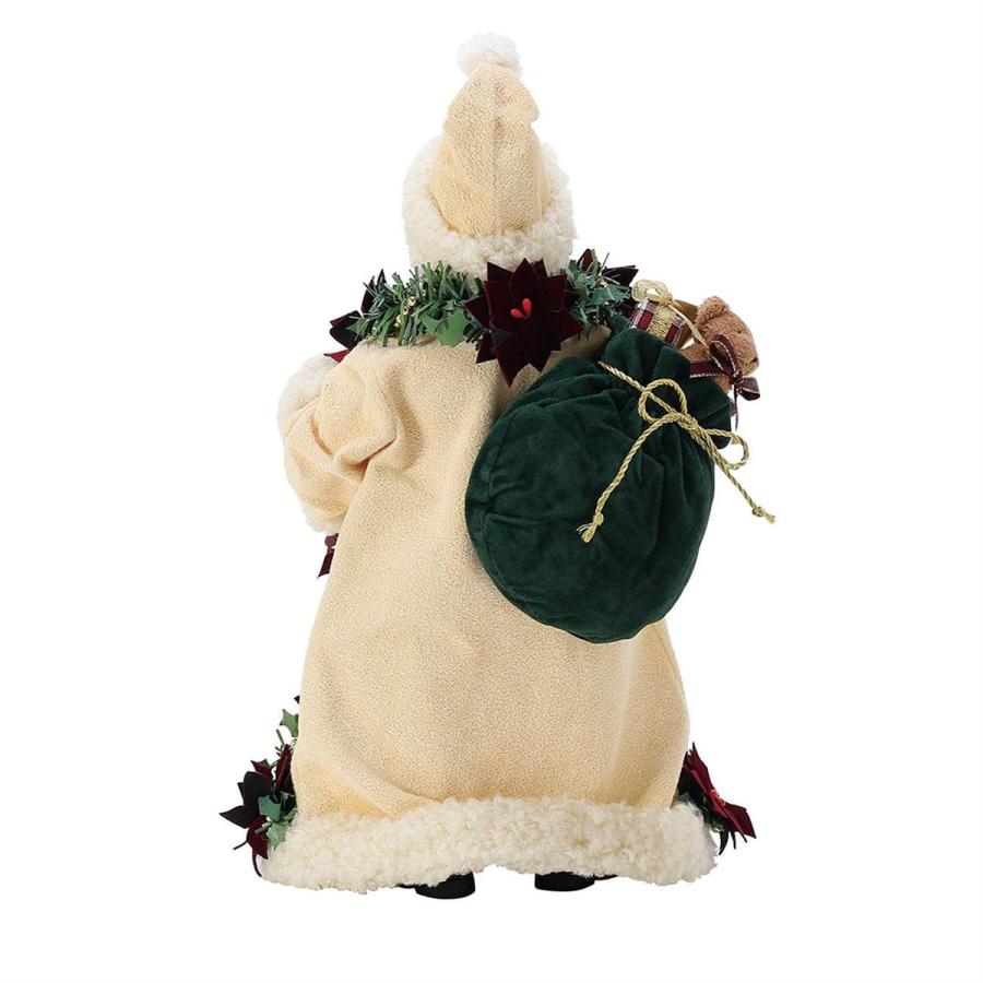 Old World Poinsettia Santa 26.7cm | サンタ サンタクロース 人形 置物 フィギュア クリスマス ホリデー Poss |  | 04
