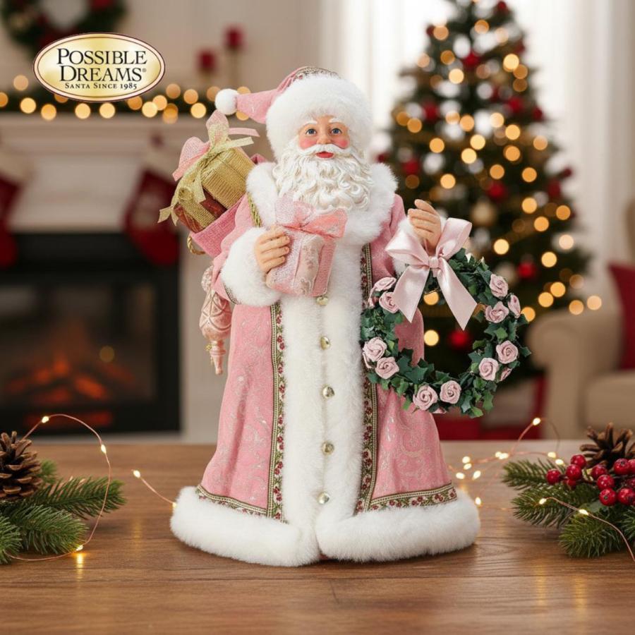 Rosy Pink Cheeks 26.7cm | サンタ サンタクロース 人形 置物 フィギュア クリスマス ホリデー Possible Dream | 