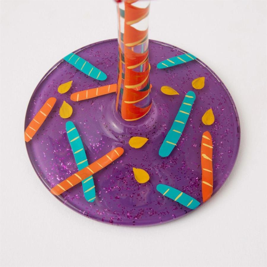 Lolita ワイングラス Life Is Better Your Birthday 22.4cm 誕生日 - ステキな人生に | かわいい おしゃれ |  | 07