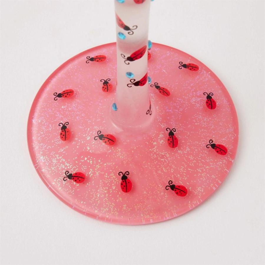 Lolita ワイングラス Ladybird 22.4cm レディバード(てんとう虫) | かわいい おしゃれ ポップ モダン デザイン食器 アート |  | 07