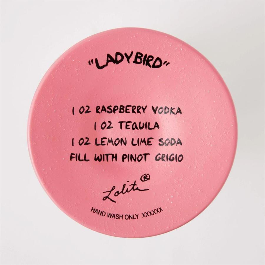 Lolita ワイングラス Ladybird 22.4cm レディバード(てんとう虫) | かわいい おしゃれ ポップ モダン デザイン食器 アート |  | 08