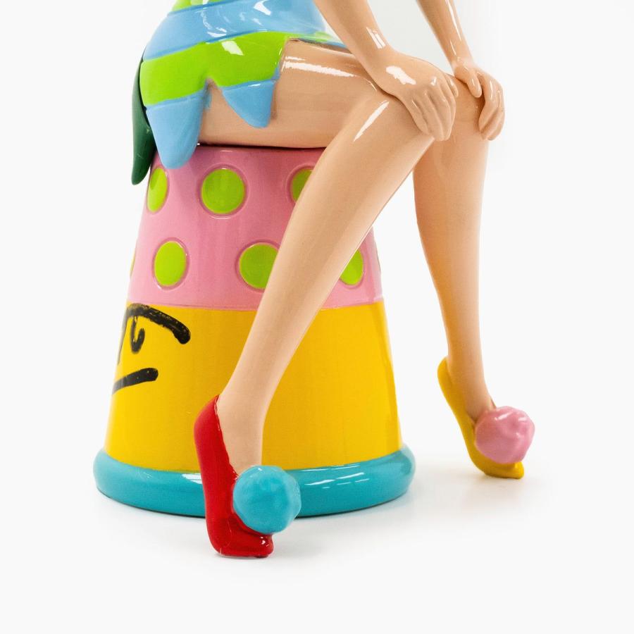 ティンカー・ベル お座りポーズ 17.8cm | ロメロ・ブリット Romero Britto デザイン アート 正規輸入品 |  | 07