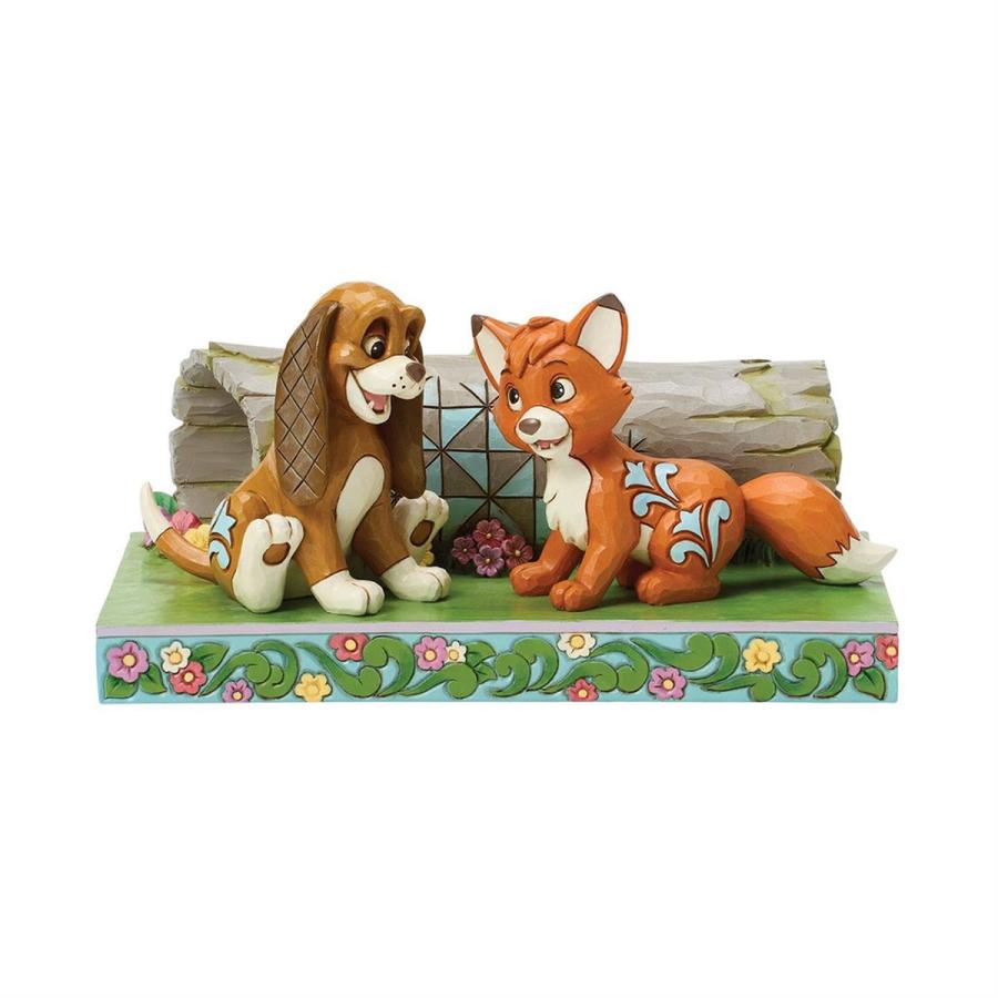 フォックス アンド ザ ハウンド 10.5cm きつねと猟犬 | ディズニー トラディションズ ジムショア グッズ フィギュア 人形 置物 彫刻 Ji | Disney | 02