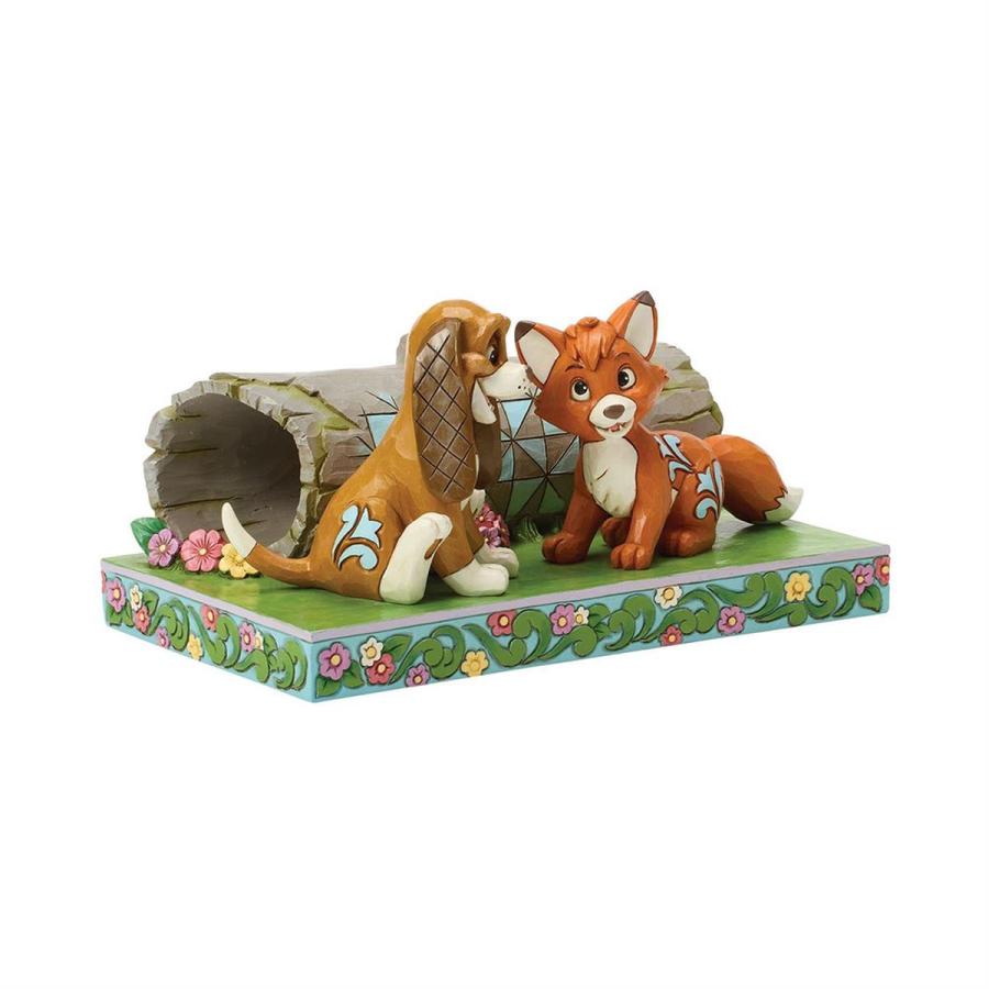 フォックス アンド ザ ハウンド 10.5cm きつねと猟犬 | ディズニー トラディションズ ジムショア グッズ フィギュア 人形 置物 彫刻 Ji | Disney | 03