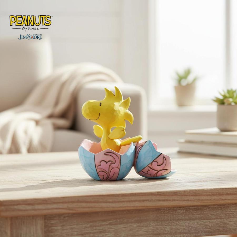 ウッドストック イン イースターエッグ ミニ 8.1cm | ジムショア ピーナッツ グッズ フィギュア 人形 置物 彫刻 Jim Shore 正規輸 | SNOOPY