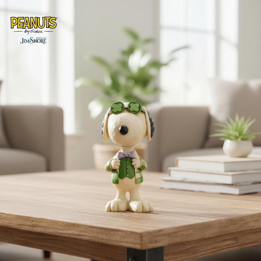 SNOOPY（スヌーピー） シャムロックグラス ミニ 8.1cm | ジムショア