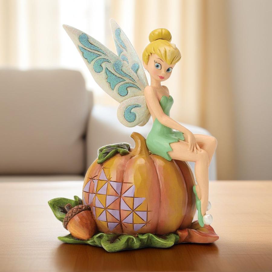 ティンカー・ベル オン パンプキン 14.6cm ピーターパン ハロウィン | ディズニー トラディションズ ジムショア グッズ フィギュア 人形 置 | Disney