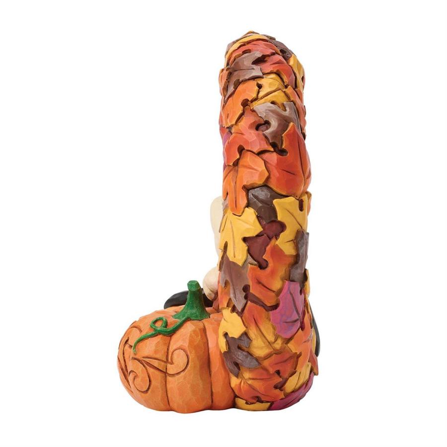 スヌーピー オン フォール リース 15.2cm ハロウィン | ジムショア ピーナッツ グッズ フィギュア 人形 置物 彫刻 Jim Shore 正 | SNOOPY | 03
