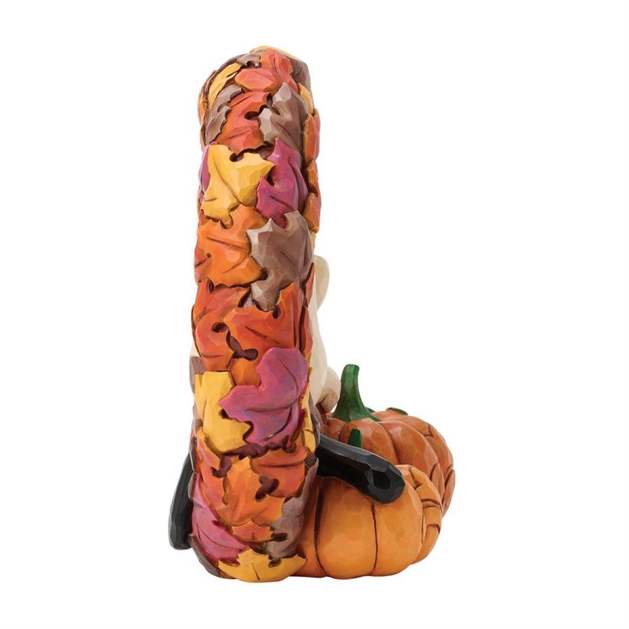 スヌーピー オン フォール リース 15.2cm ハロウィン | ジムショア ピーナッツ グッズ フィギュア 人形 置物 彫刻 Jim Shore 正 | SNOOPY | 05