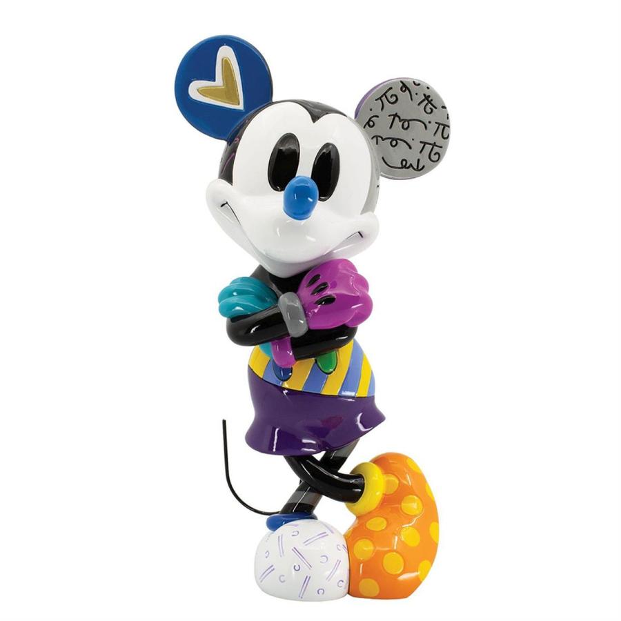 ミッキーマウス ビッグフィギュア 25.4cm | ロメロ・ブリット Romero Britto デザイン アート 正規輸入品 |  | 02