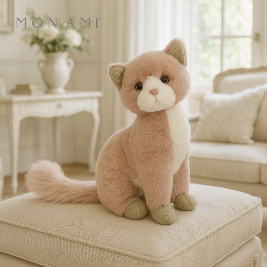 キャリー ピンクキティ 31cm ネコ | モナミ ぬいぐるみ 雑貨 アート デザイン かわいい ファーストトイ ギフト プレゼント Mon Ami | 