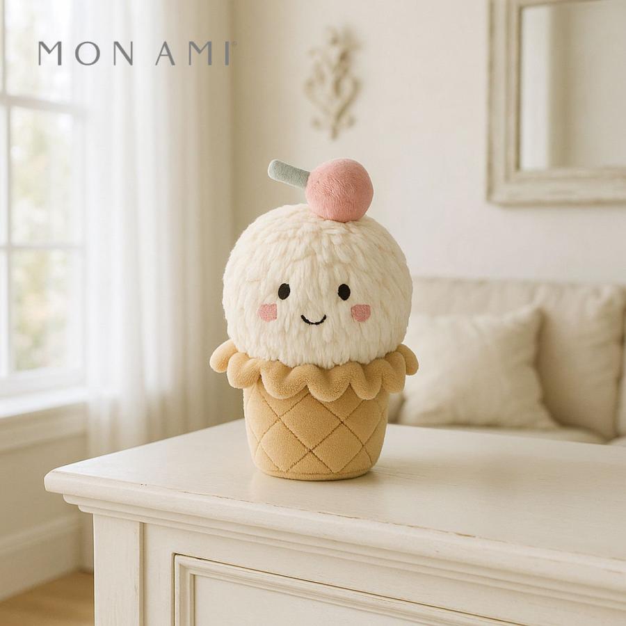 イジー アイスクリームチャイム 18cm | モナミ ぬいぐるみ 雑貨 アート デザイン かわいい ファーストトイ ギフト プレゼント Mon Ami | 